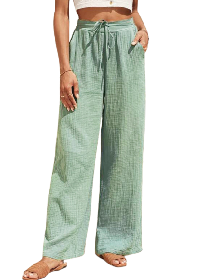 SHOPIQAT New Style Loose Elastic Pleated Fashionable Casual Pants - Premium from shopiqat - Just $7.750! Shop now at shopiqat